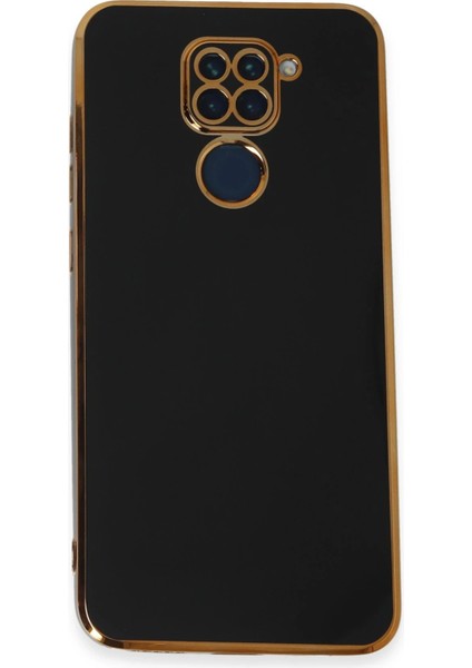 Xiaomi Redmi Note 9 Kılıf Volet Silikon - Siyah Drstr
