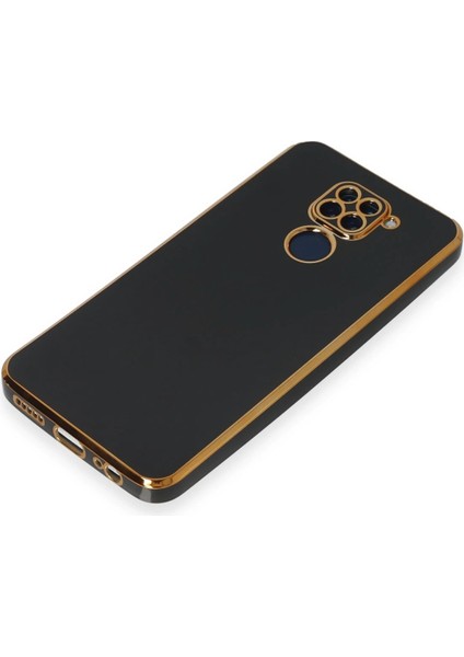 Xiaomi Redmi Note 9 Kılıf Volet Silikon - Siyah Drstr