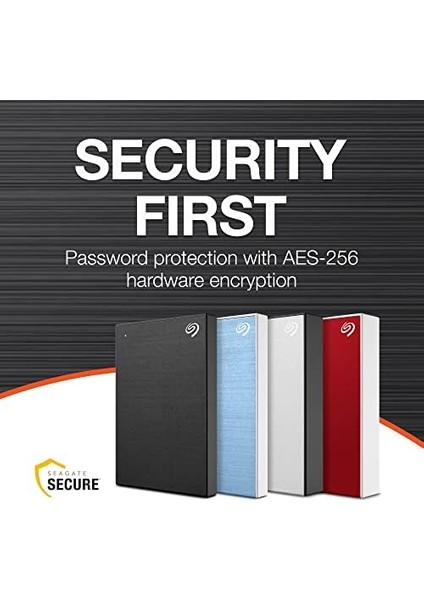 Parola 4 Tb Harici Sabit Disk ile Tek Dokunuşlu HDD - Gümüş, Pc Dizüstü Mac ve Chromebook Için, 6mo Mylio Fotoğraflar ve Dropbox, Kurtarma Servisi (STKZ4000401)