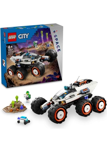 City Uzay Keşif Robotu ve Uzaylı Canlı 60431-6 Yaş ve Üzeri Kız ve Erkek Çocukları Için Astronot, Oyucnak Robot ve Uzaylı Minifigürleri Içeren Yaratıcı Oyuncak Seti (311 Parça)