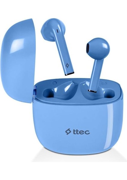 Airbeat Go Gerçek Kablosuz Tws Bluetooth Kulaklık Mavi