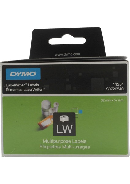 S0722540, Lw Çok Amaçlı Etiket, (57X32 Mm) 1000 Etiket/paket - (11354)