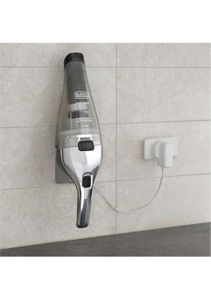 NVC220WC-QW 7.2V Dustbuster Şarjlı El Süpürgesi, Krom