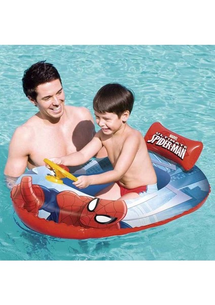 Spiderman Şişme Deniz Botu 112X71CM Kutulu, Eğlenceli ve Renkli Deniz Oyunu modelleri