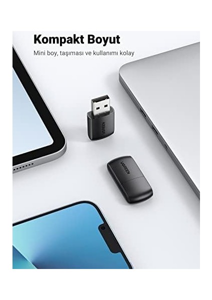 2.4 ve 5 Ghz Dual Band USB Wi-Fi Alıcı Ağ Adaptörü