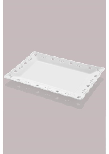 STLT-D03 Doily Kayik Tabak, 2 Li M 30X20X2CM