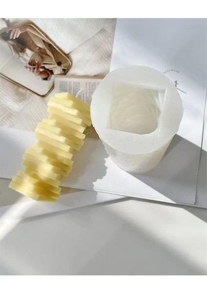 Dikdörtgen ve Spiral Şekilli Silikon Mum Kalıbı, Yaratıcı Projeleriniz Için Ideal fiyatları