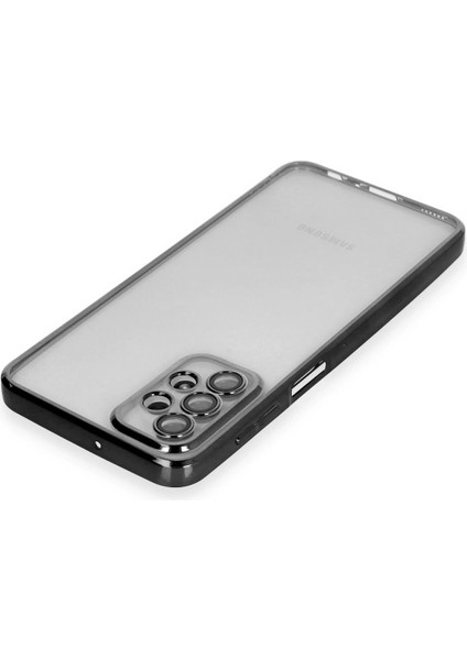 Samsung Galaxy A23 4g Kılıf Razer Lensli Silikon - Siyah Drstr