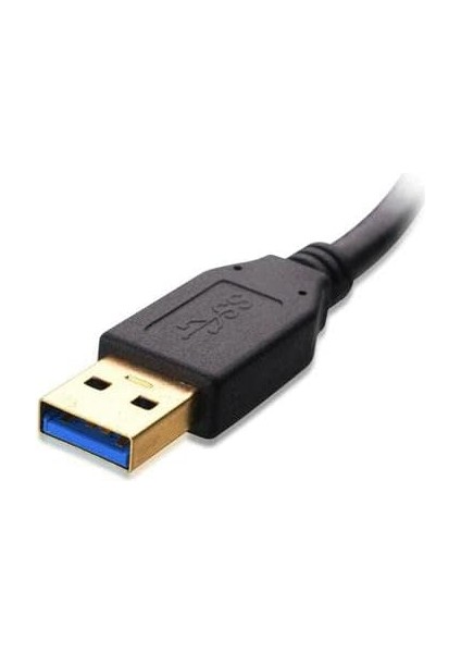 Plus PX-5120 USB 3.0 1 Metre Taşınabilir Harddisk Kablosu, Usb3.0 Micro B Harici Disk Kablosu