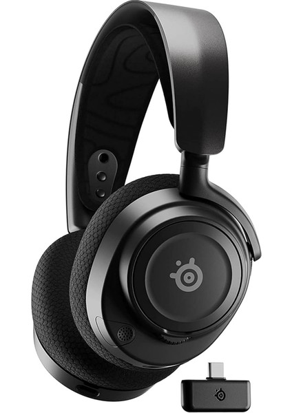 Arctis Nova 7 Wireless Multi-Platform Gaming ve Mobil Kulaklık, Nova Akustik Sistemi 2,4 Ghz ve Eş Zamanlı Bluetooth, USB C, Gen2 Clearcast Mikrofon