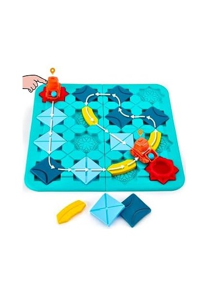 Toys Code & Go Kodlama Oyuncağı, Stem, Mantıksal Yol Oluşturma Oyuncağı, Eğitici Oyuncak, Yaratıcı Düşünme, Akıl ve Zeka Gelişimi