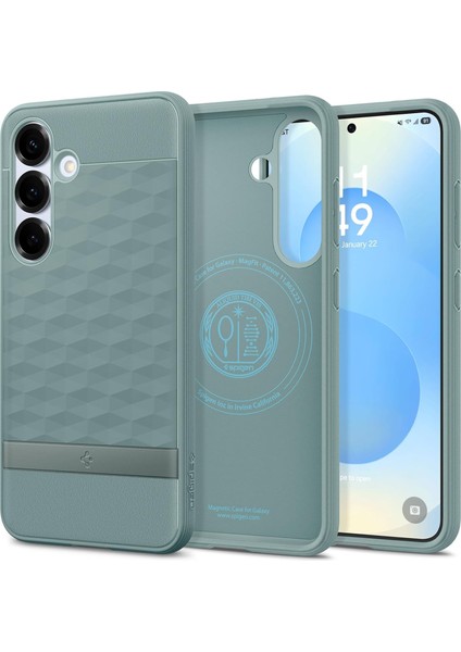 Caseology Galaxy S25 Plus Kılıf Parallax Mag Özellikli Sage Green - ACS09060