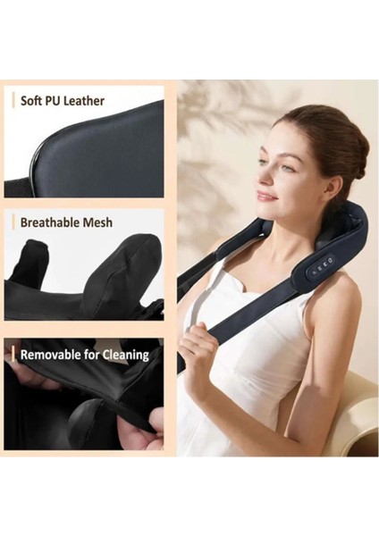 Şarjlı Ovmalı Isıtmalı Masaj Aleti İnsan Eli Yoğurma Hissi Yeni Model modelleri