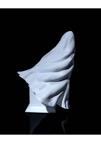 3'lü Hayalet Mumluk Seti, Cadılar Bayramı Dekoru, 16CM Beyaz Hayaletler