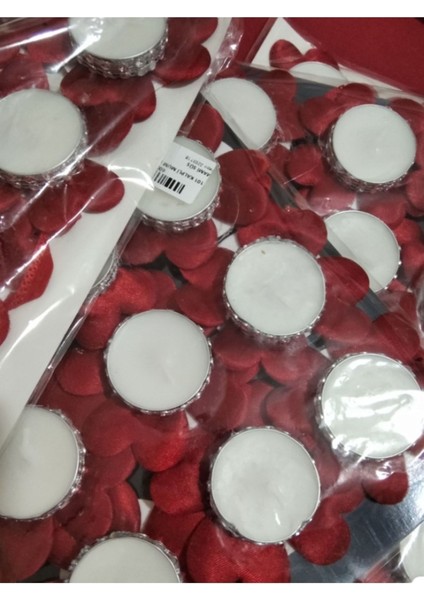 Kırmızı El Mumu Seti, 12'li, Doğal ve Şık El Yapımı Mumlar modelleri