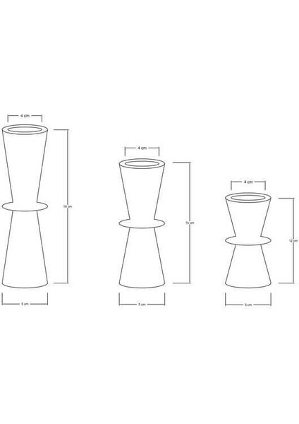Doğal Gürgen Ağacı 3'lü Dekoratif Ahşap Şamdan ve Kum Saati Seti fiyatları