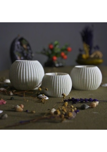 Modern Mermer Beyaz Tealight Mumluk Seti, Şık ve Dekoratif Ev Aksesuarı fiyatları