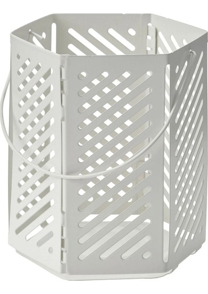 Beyaz 12 cm Mumluk/şamdan, Şık ve Zarif Dekorasyon Parçası