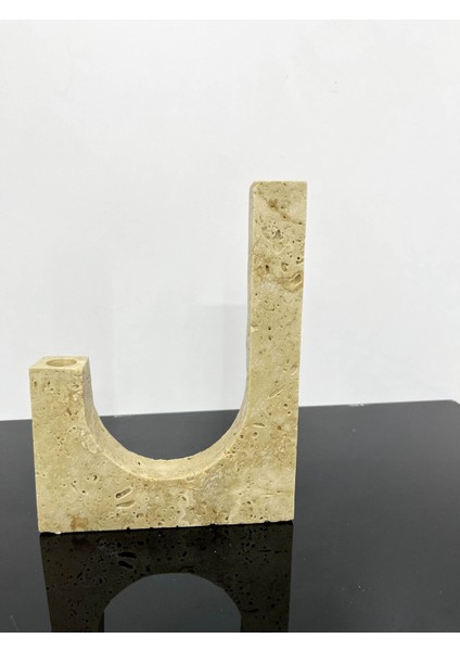 Doğal Mermer Mumluk, Traverten Şamdan, Şık ve Şık Dekorasyon Aksesuarı fiyatları