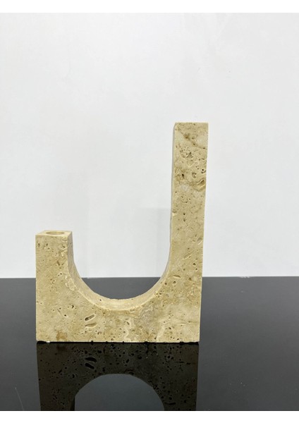 Doğal Mermer Mumluk, Traverten Şamdan, Şık ve Şık Dekorasyon Aksesuarı modelleri