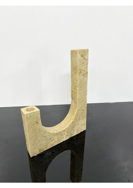 Doğal Mermer Mumluk, Traverten Şamdan, Şık ve Şık Dekorasyon Aksesuarı indirimleri