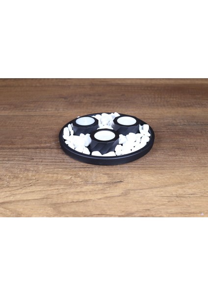 Şık Tasarımlı Dekoratif Taşlı Mum Seti, Yeni Ev Için Harika Bir Seçenek modelleri