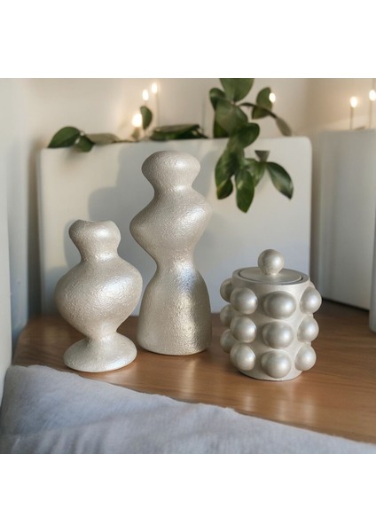 Şamdan Mumluk Takımı, Kapaklı Kutu, 2'li Set, Şık ve Zarif Tasarım fiyatları