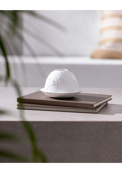 Beyaz Led'li Dekoratif Mumluk ile Şık ve Sıcak Ambiyans Yaratın