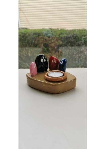 Sevimli Kahverengi Tealight Mumluk, Şık ve Sıcak Atmosfer Için Ideal Seçim