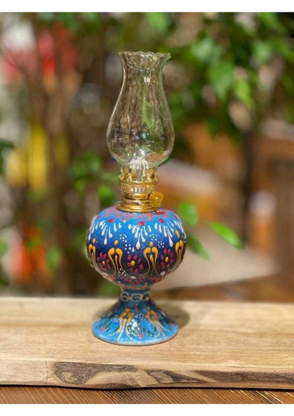 Renkli Çinili Seramik Gaz Lambası, Ayaklı ve Şık Tasarım modelleri