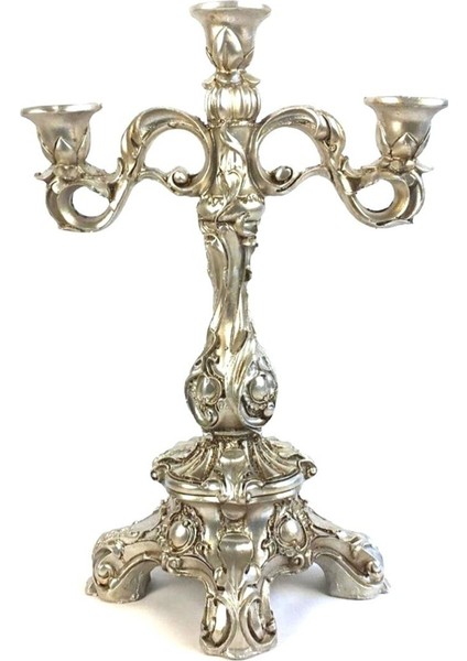 Renkli Üçlü Şamdan Seti, Şık ve Modern Dekoratif Aksesuar, Ev ve Davet Için Ideal