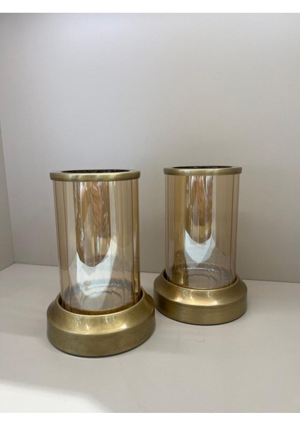 Iki Sırlı Antik Mumluk Seti, Zarif ve Şık Dekoratif Aksesuarlar fiyatları