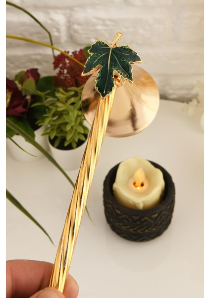 Yeşil Yaprak Figürlü Metal Mum Söndürücü, Şık ve Kullanışlı Tasarım modelleri