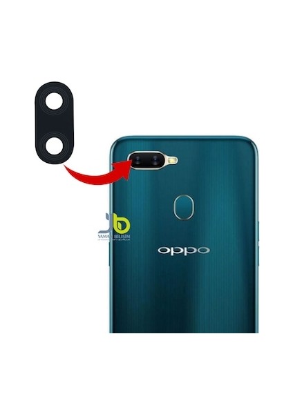 Oppo Ax7 Kamera Lens Camı Arka Kamera Lens Camı
