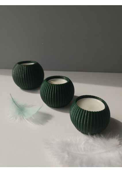 Modern Tealight Mumluk Seti, Şık Dekoratif ve Hediye Seçenekleriyle Evinize Zarafet Katın