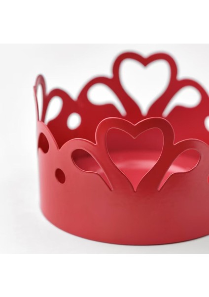 Kırmızı Renkli Şık Tealight Mum Tutucu Dekoratif Aksesuar fiyatları