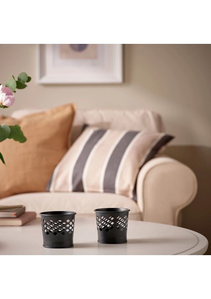 7 cm Tealight Mumluk, Antrasit Renkli, Şık ve Zarif Dekorasyon Parçası modelleri