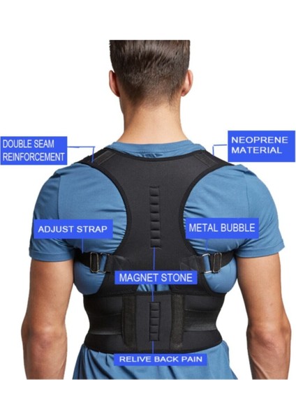 Dik Duruş Destek Korsesi, Bel ve Sırt Için Postür Düzeltici Aparat, Konforlu Kullanım
