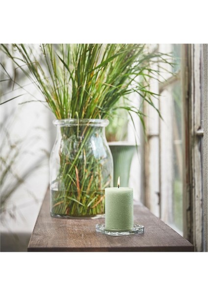 Açık Yeşil 30 Saat Kokulu Blok Mum, Sıcak ve Ferahlatıcı Atmosfer Için. fırsatları