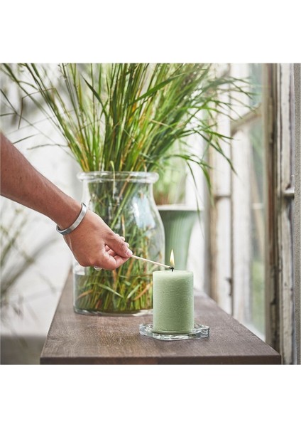 Açık Yeşil 30 Saat Kokulu Blok Mum, Sıcak ve Ferahlatıcı Atmosfer Için. indirimleri
