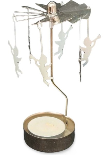 Ilgi Çekici Metalik Dönen Mumluk, Şık ve Estetik Tasarım modelleri