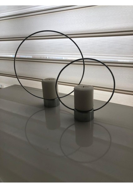 Şık Dairesel Mumluklar, Altın Renkli Dekoratif Aksesuarlar fiyatları