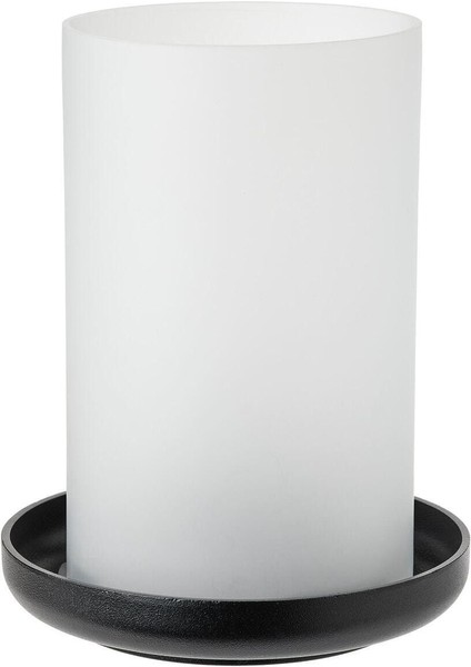 Renkli Buzlu Cam Fener, 22 Cm, Şık ve Dayanıklı Tasarım