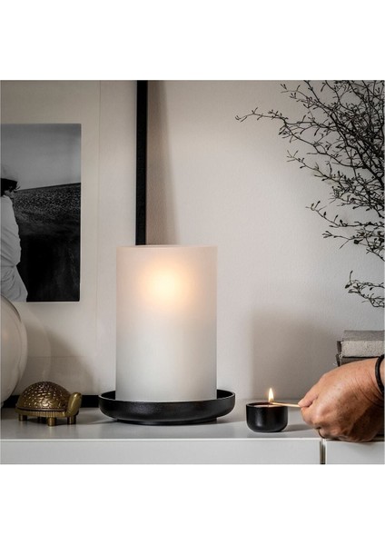 Renkli Buzlu Cam Fener, 22 Cm, Şık ve Dayanıklı Tasarım fırsatları