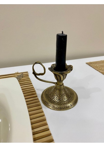 Pirinç Döküm Maskot Mumluk ve Şamdan, Şık Hediye Seçeneği fırsatları