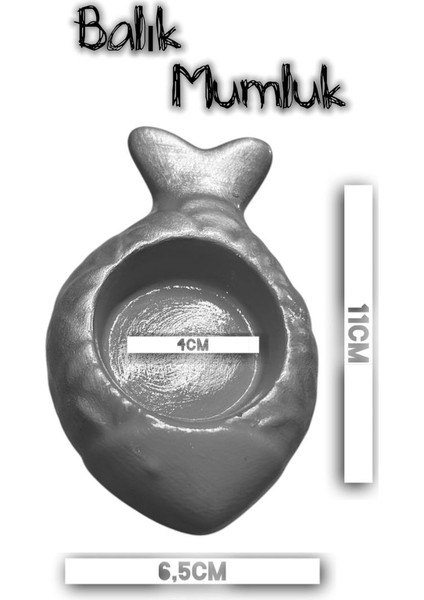 Çok Renkli Balık Mumluk, Deniz Temalı Dekoratif Aksesuar modelleri