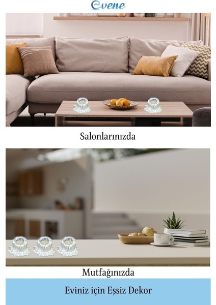 Mumluk Şamdan Tealight Mum Uyumlu Küçük Erimiş Mum Model