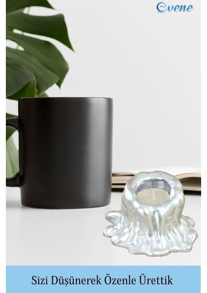 Mumluk Şamdan Tealight Mum Uyumlu Küçük Erimiş Mum Model
