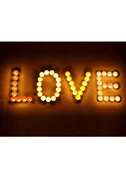 Beyaz Daire Model Tealight Mum 100'LÜ Asorti Paket, Şık ve Kullanışlı Dekoratif Ürün