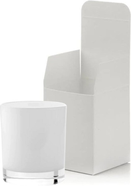 Beyaz Iç Boyama Düz Cam Bardak ve Mumluk Seti, 6 Adet, Şık ve Kullanışlı Tasarım fırsatları